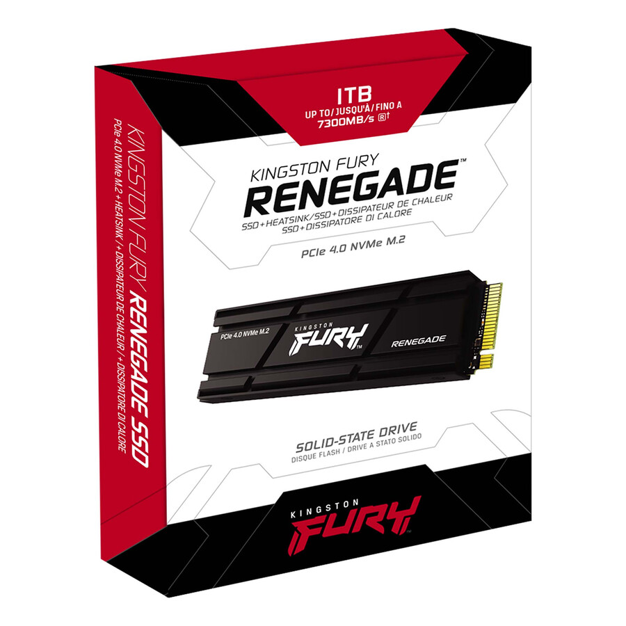 kingston fury renegade pcie 4.0 nvme m.2 ssd - artikelnummer=sfyrsk1000g