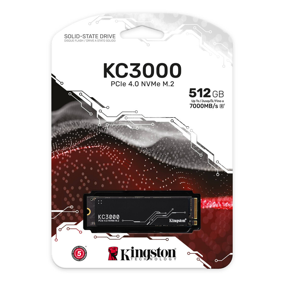 kc3000 pcie 4.0 nvme m.2 ssd - kapacitet=2048 gb