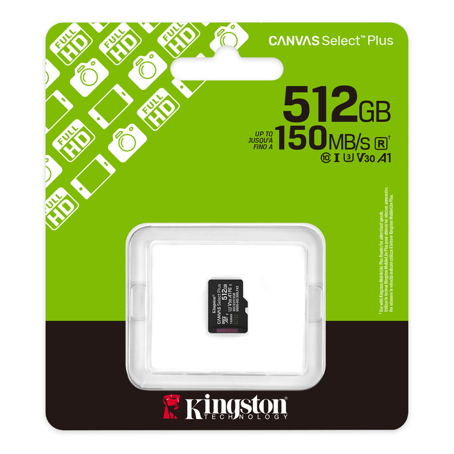 canvas select plus microsd-minneskort - kapacitet=1 tb adapter=ingen