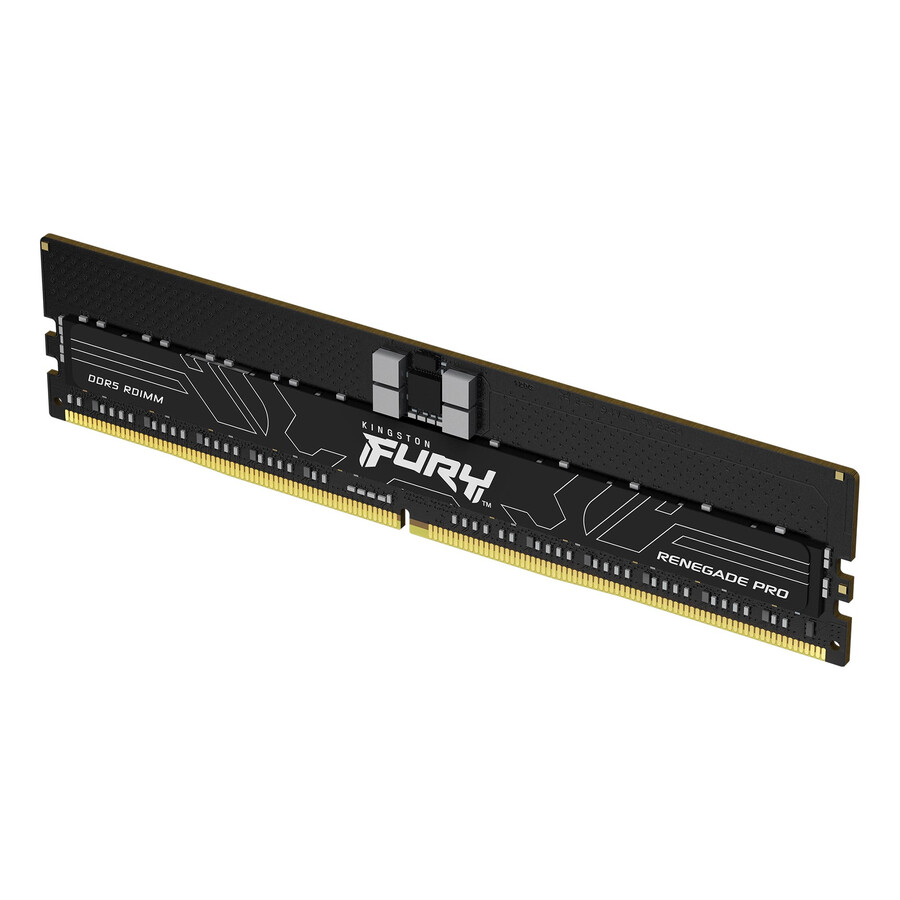 kingston fury renegade pro ddr5 rdimm-minne - hastighet=4800mts total kit kapacitet=32gb kit=enkel modul dramdensitet=16gb bit profiltyp=pluginplay