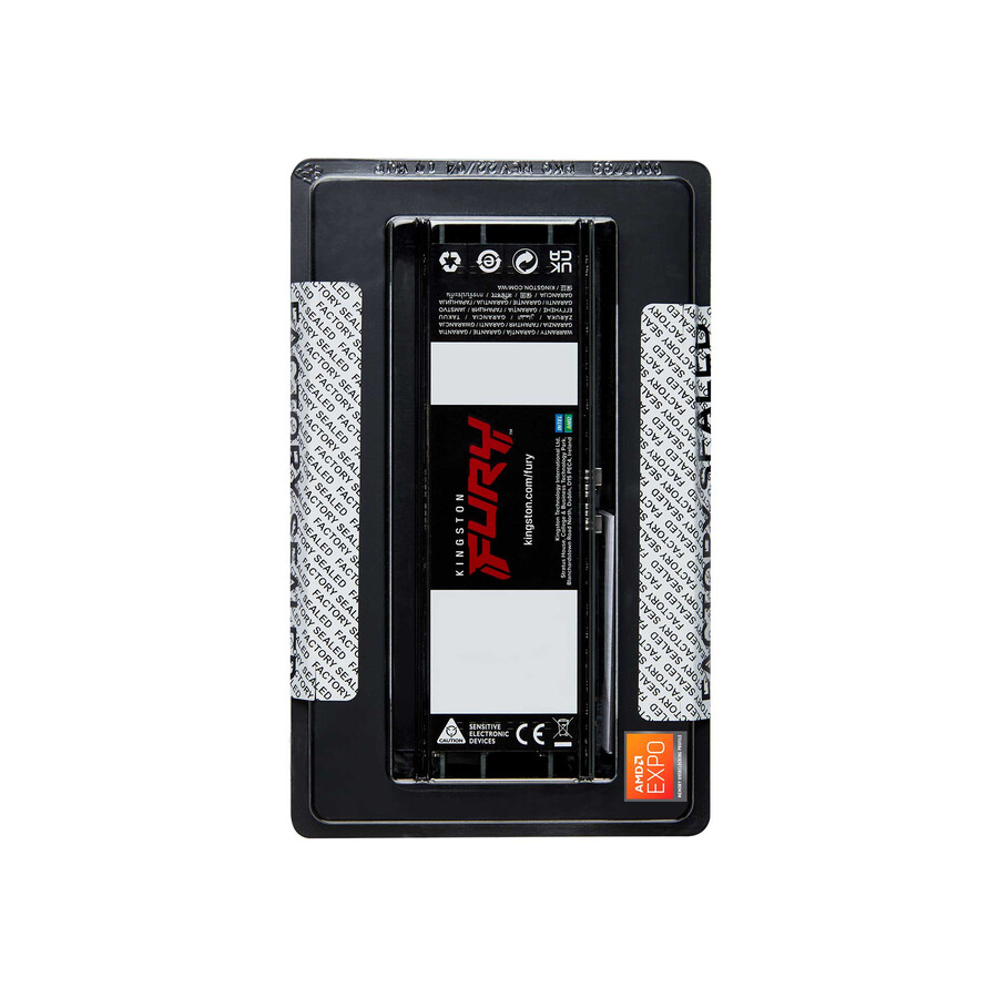 kingston fury renegade pro ddr5 rdimm-minne - hastighet=5600mts total kit kapacitet=32gb kit=single module dramdensitet=16gb bit profiltyp=intel xmp