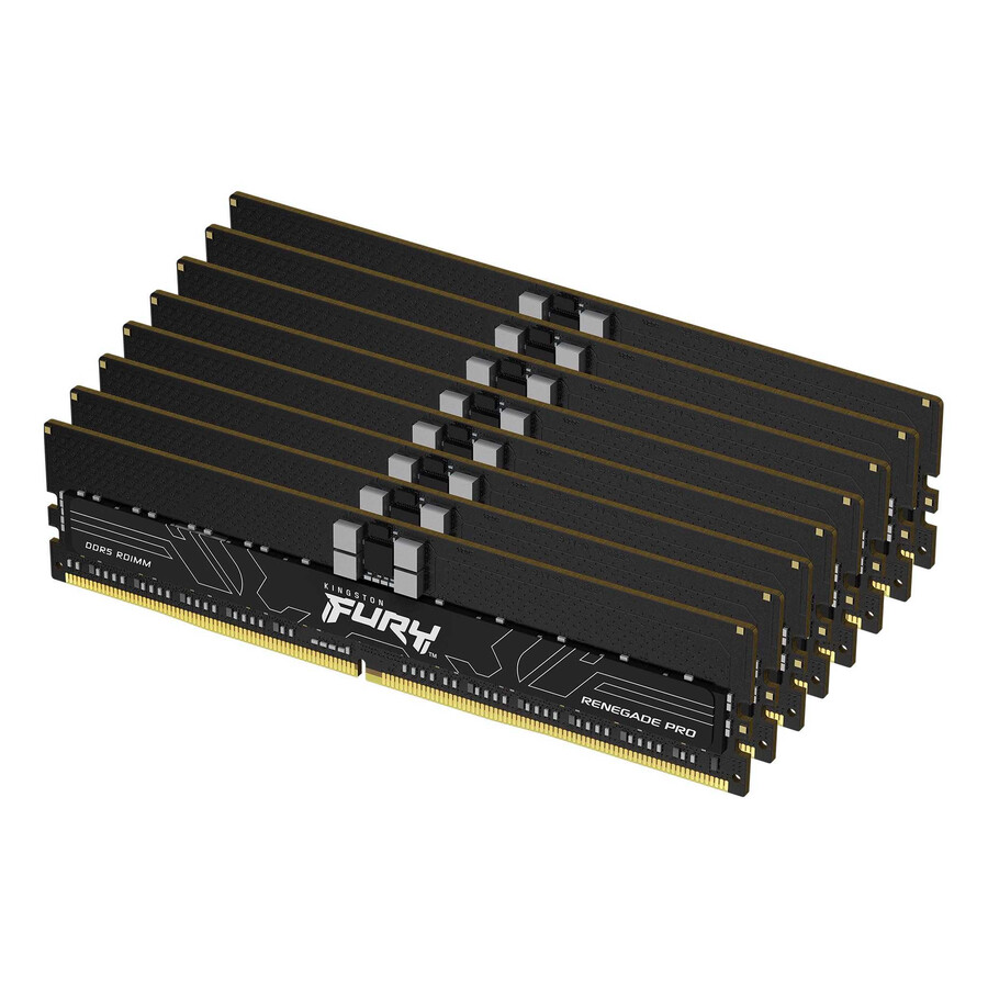 kingston fury renegade pro ddr5 rdimm-minne - hastighet=5600mts total kit kapacitet=32gb kit=single module dramdensitet=16gb bit profiltyp=intel xmp