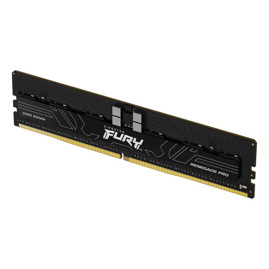 kingston fury renegade pro ddr5 rdimm-minne - hastighet=5600mts total kit kapacitet=32gb kit=single module dramdensitet=16gb bit profiltyp=intel xmp