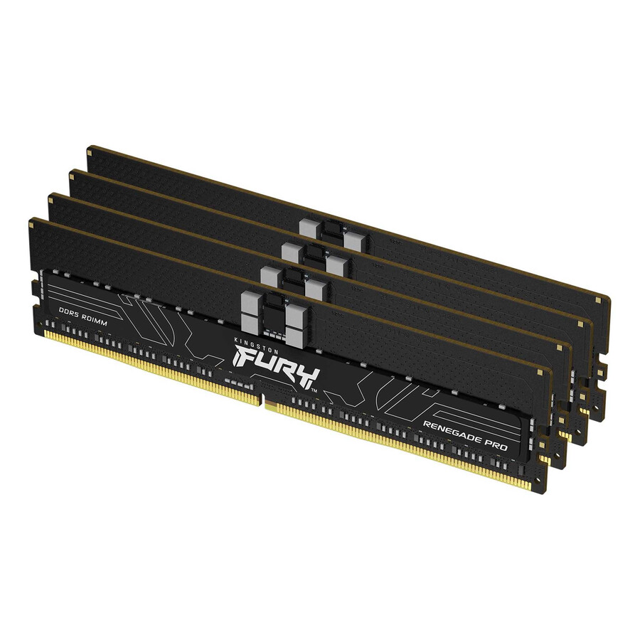 kingston fury renegade pro ddr5 rdimm-minne - hastighet=6800mts total kit kapacitet=16gb kit=single module dramdensitet=16gb bit profiltyp=intel xmp