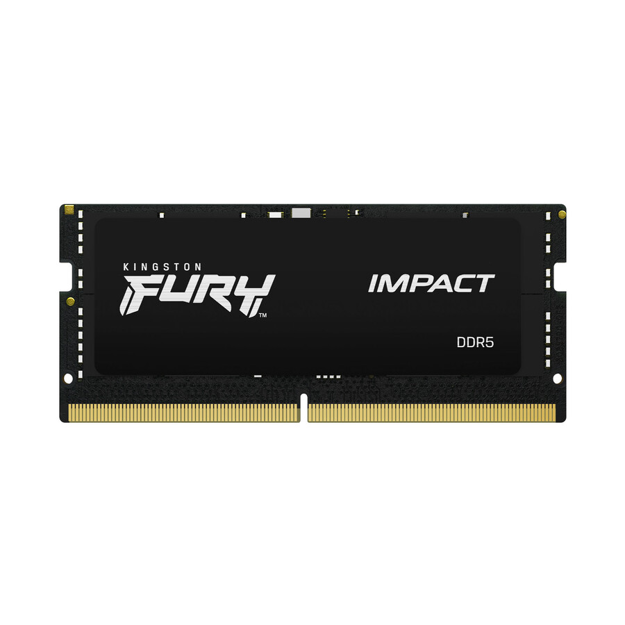 kingston fury impact ddr5-minne - hastighet=4800mts total kit kapacitet=32gb kit=enkel modul dramdensitet=16gb bit profiltyp=pluginplay