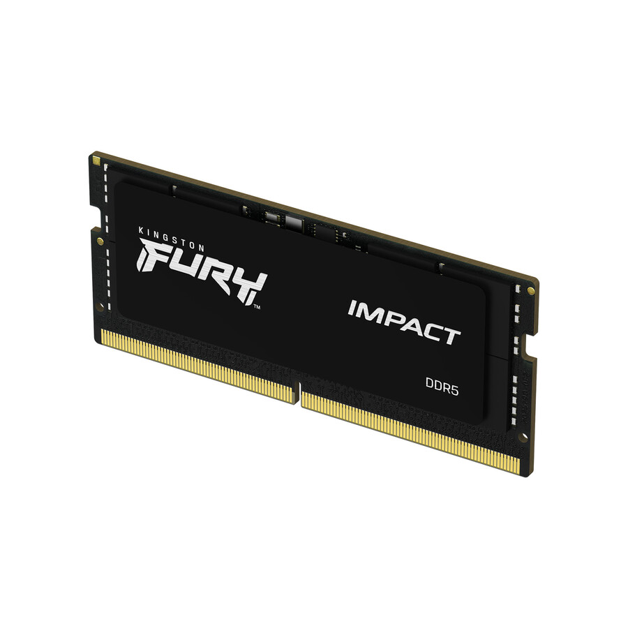kingston fury impact ddr5-minne - hastighet=5600mts total kit kapacitet=32gb kit=enkel modul dramdensitet=16gb bit profiltyp=pluginplay