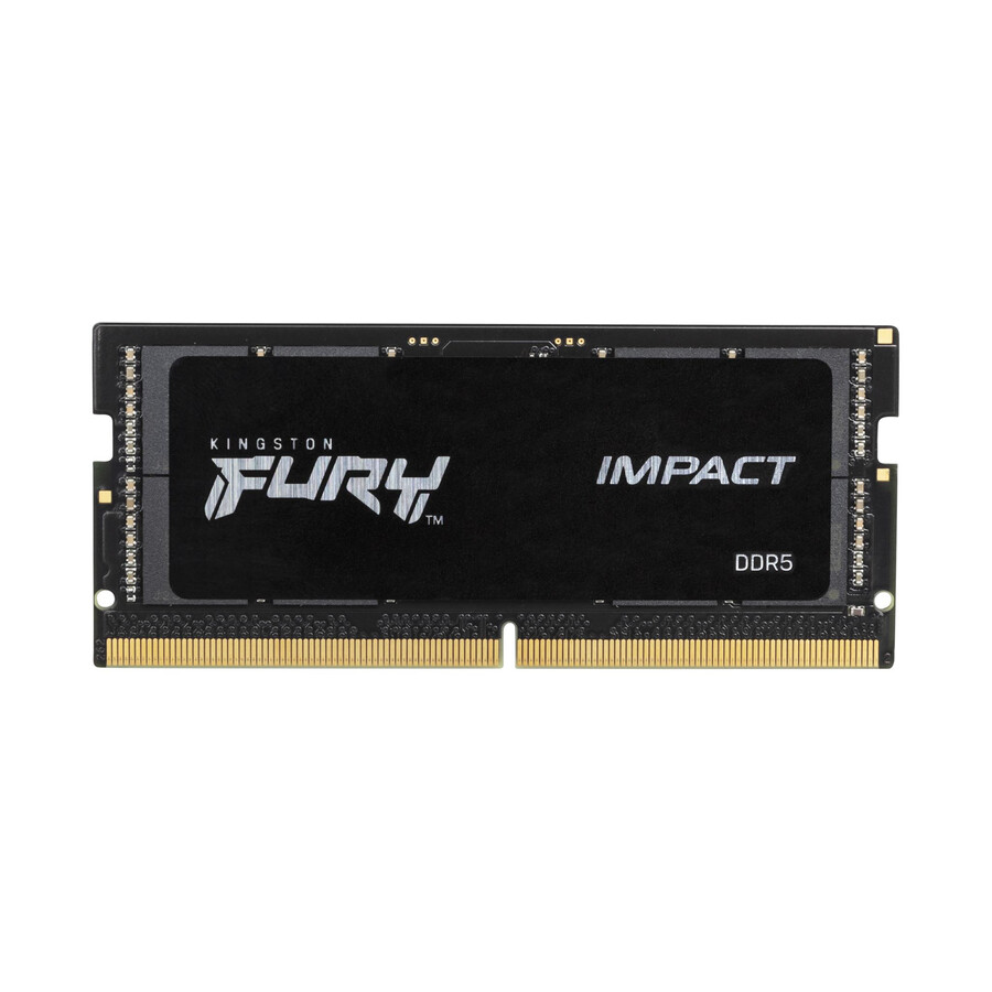 kingston fury impact ddr5-minne - hastighet=5600mts total kit kapacitet=32gb kit=enkel modul dramdensitet=16gb bit profiltyp=pluginplay