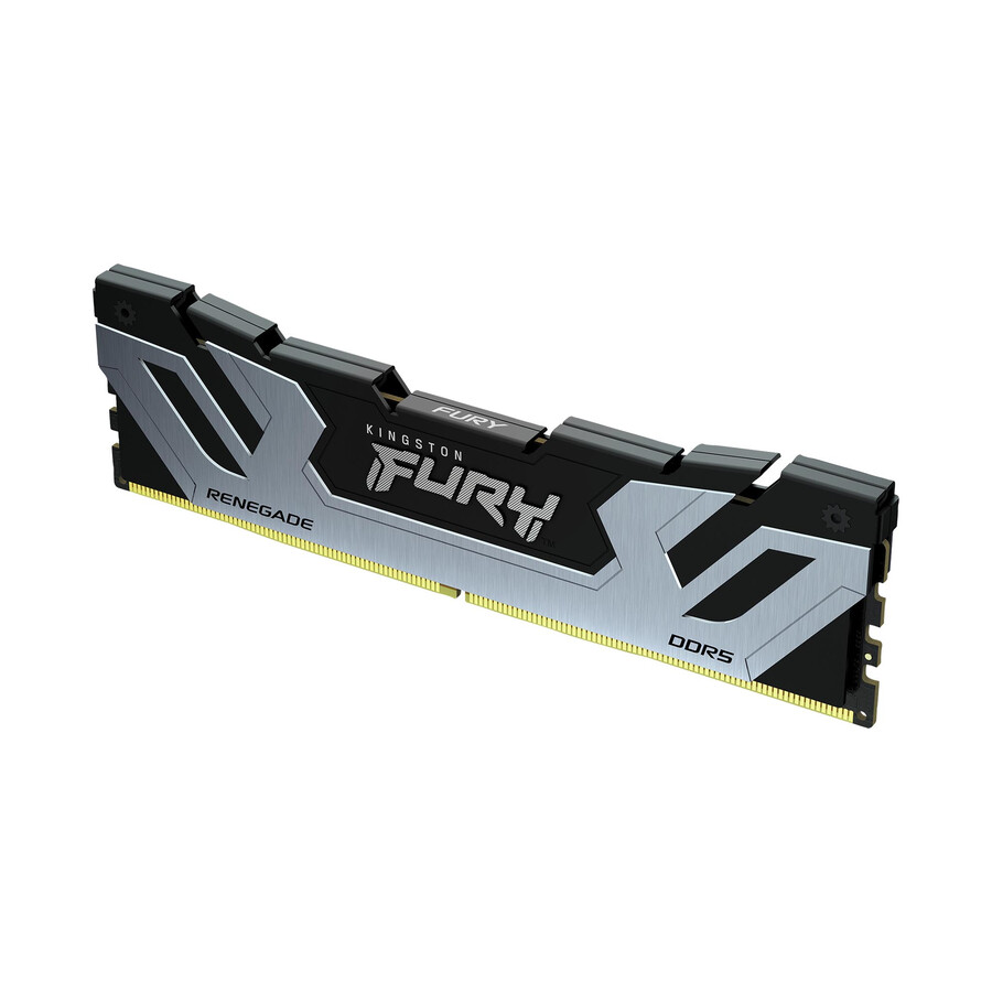 kingston fury renegade ddr5-minne - modultyp=udimm hastighet=8000mts total kit kapacitet=16gb kit=single modul dramdensitet=16gb färg=svart