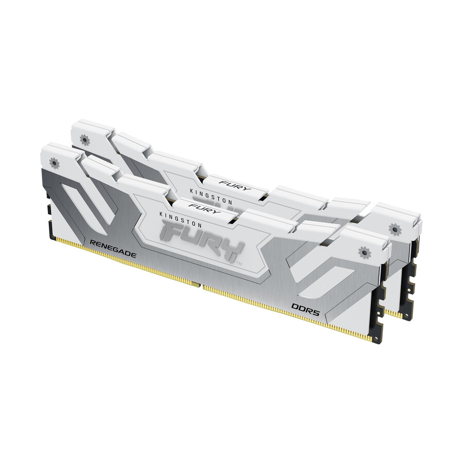 kingston fury renegade ddr5-minne - modultyp=udimm hastighet=8000mts total kit kapacitet=16gb kit=single modul dramdensitet=16gb färg=svart