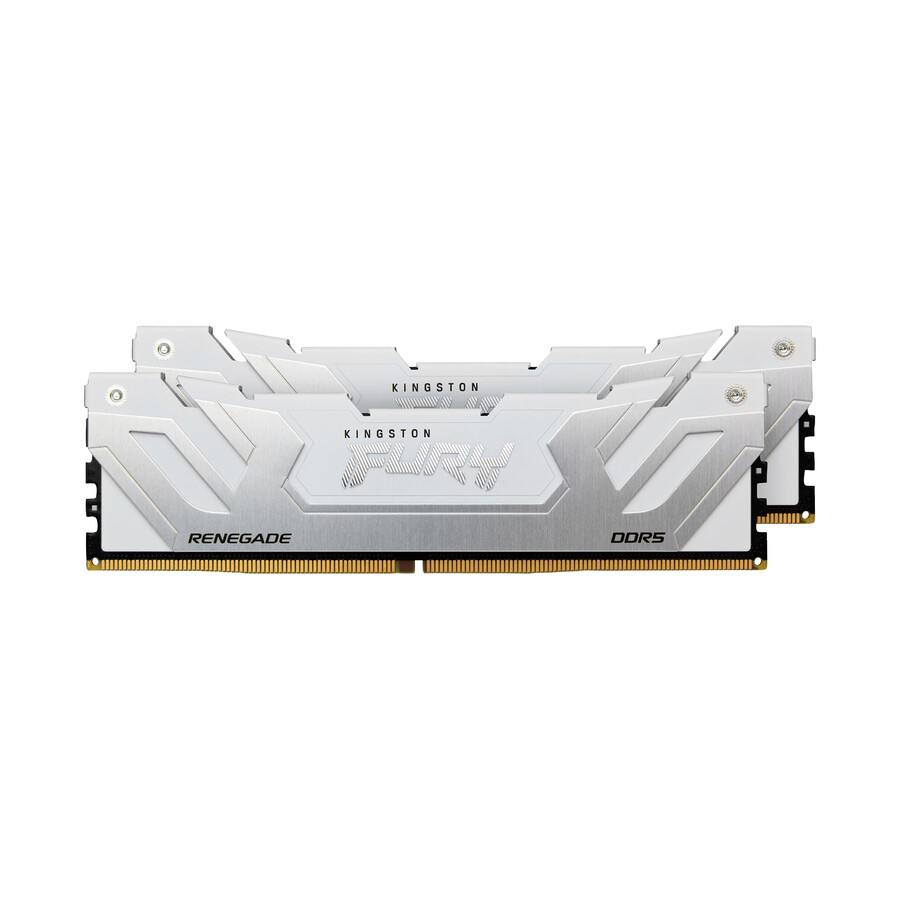 kingston fury renegade ddr5-minne - modultyp=udimm hastighet=8000mts total kit kapacitet=32gb kit=kit med 2 dram densitet=16gb färg=svart