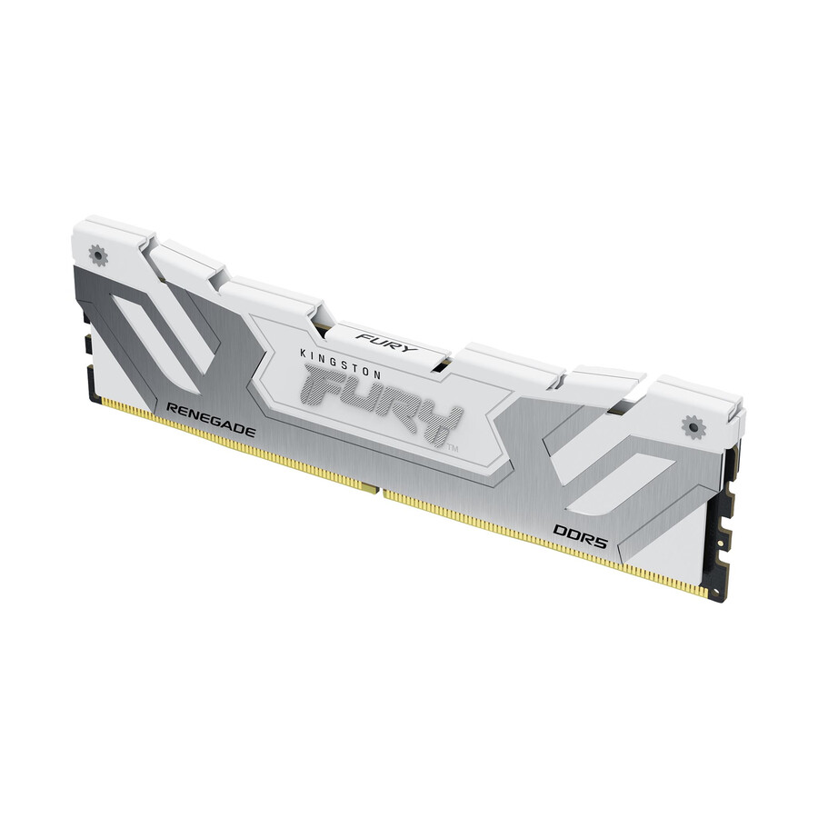 kingston fury renegade ddr5-minne - modultyp=udimm hastighet=6000mts total kit kapacitet=96gb kit=kit med 2 dram densitet=24gb färg=svart