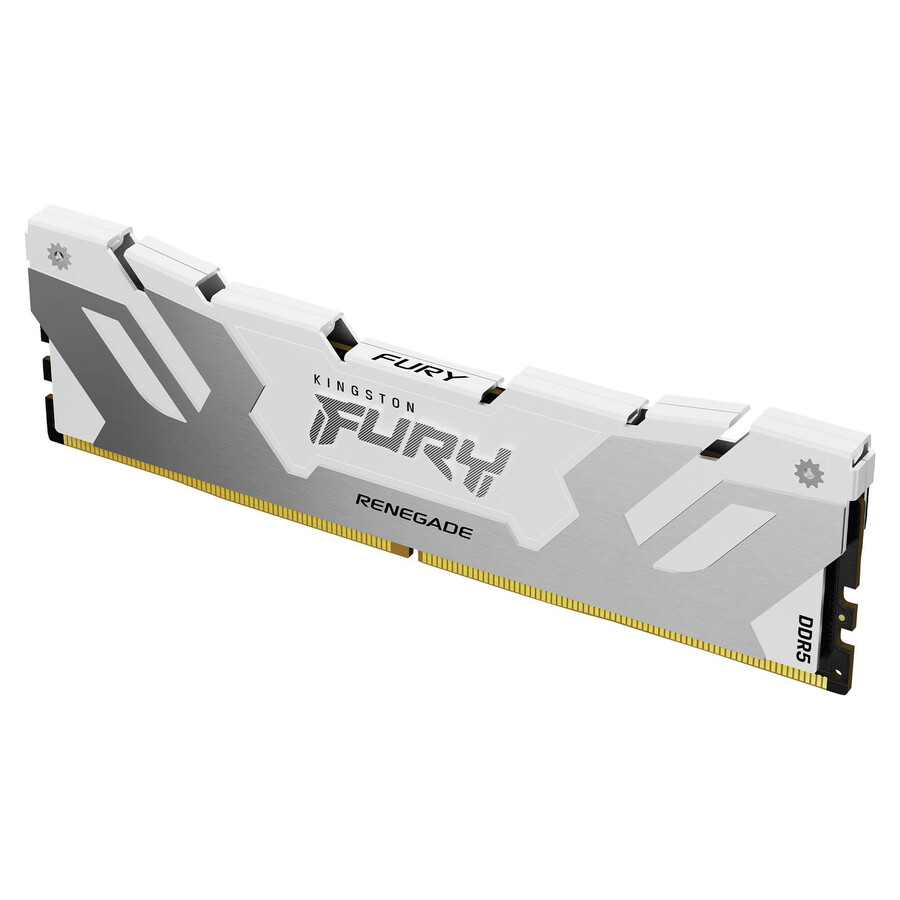 kingston fury renegade ddr5-minne - modultyp=udimm hastighet=6400mts total kit kapacitet=96gb kit=kit med 2 dram densitet=24gb färg=svart