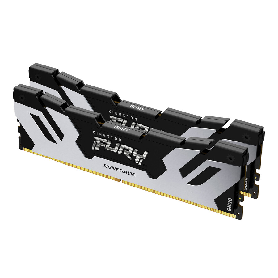 kingston fury renegade ddr5-minne - modultyp=cudimm hastighet=8400mts total kit kapacitet=24gb kit=single modul drahmäthet=24gb färg=svart