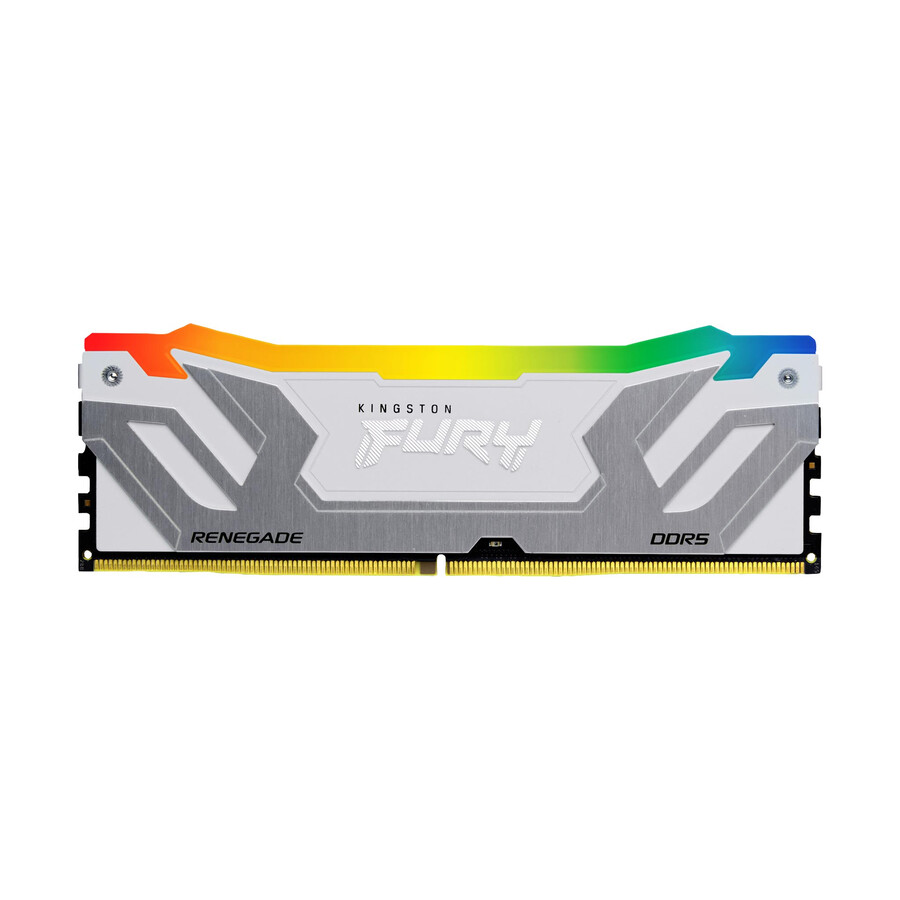 kingston fury renegade ddr5 rgb-minne - modultyp=udimm hastighet=6400mts total kit kapacitet=96gb kit=kit med 2 dram densitet=24gb färg=svart