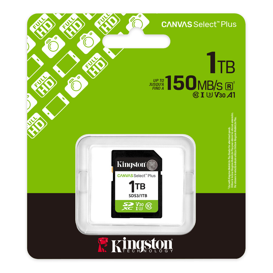 canvas select plus sd-minneskort - kapacitet=128 gb