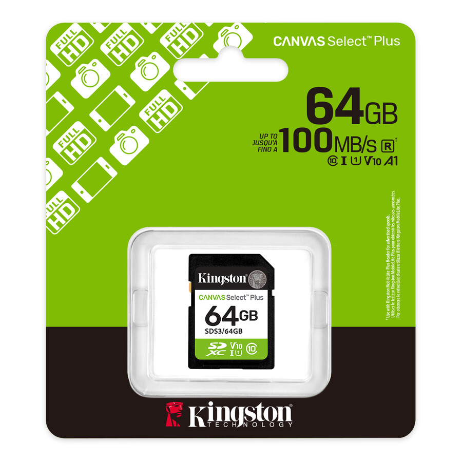 canvas select plus sd-minneskort - kapacitet=512 gb