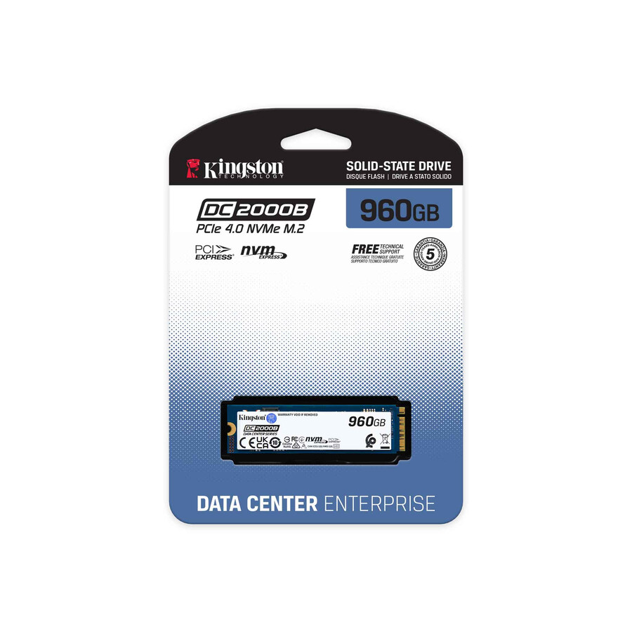 dc2000b pcie 4.0 nvme m.2 ssd - kapacitet=480 gb alternativ=kylfläns