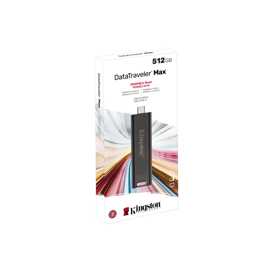 datatraveler max usb 3.2 gen 2-seriens flash-enhet - kapacitet=512 gb kontakt=usb-a