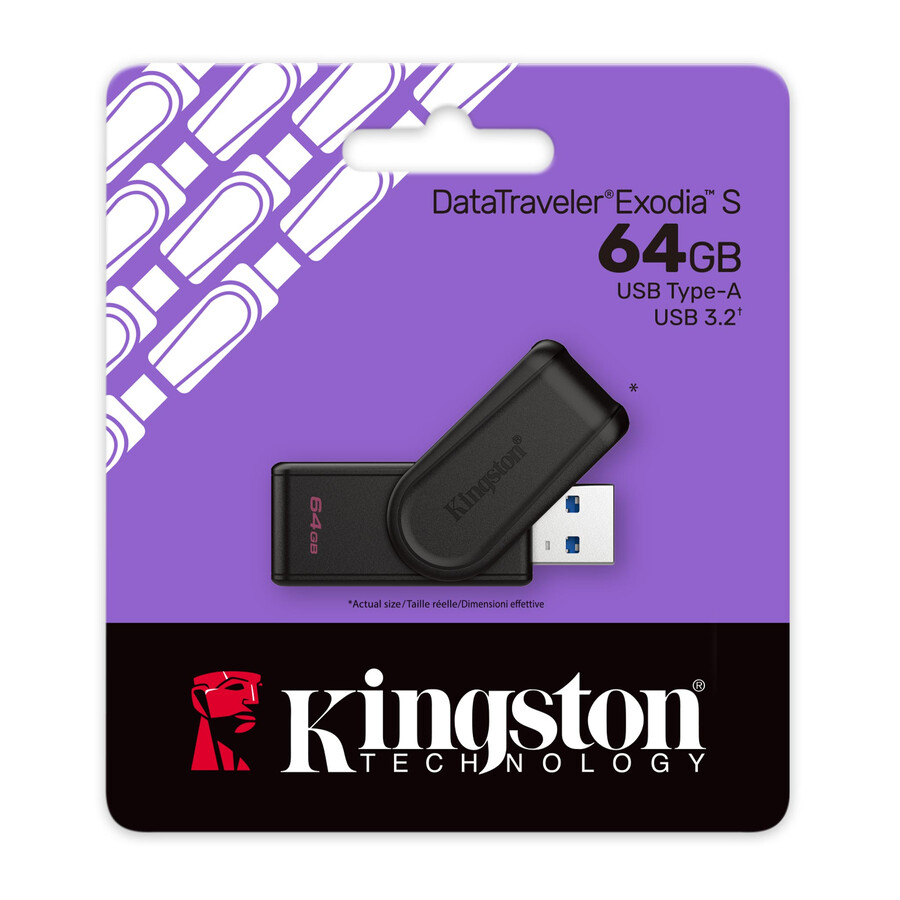 datatraveler exodia s usb-minne - kapacitet=128 gb