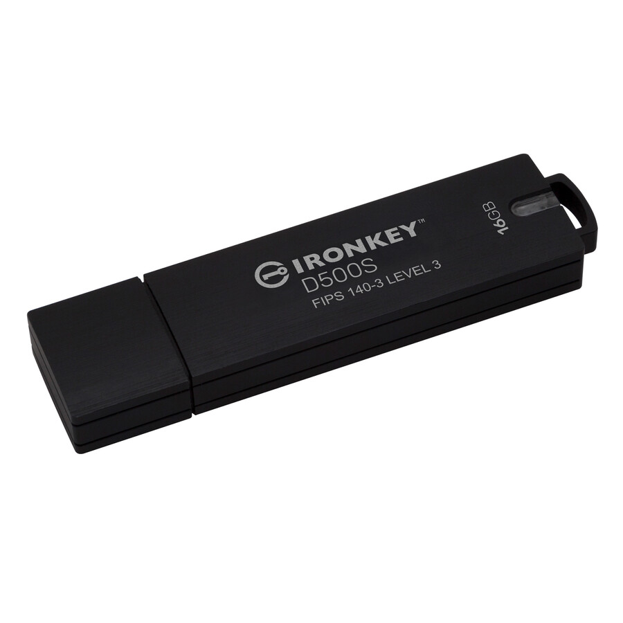 kingston ironkey d500s usb-minne - kapacitet=64 gb