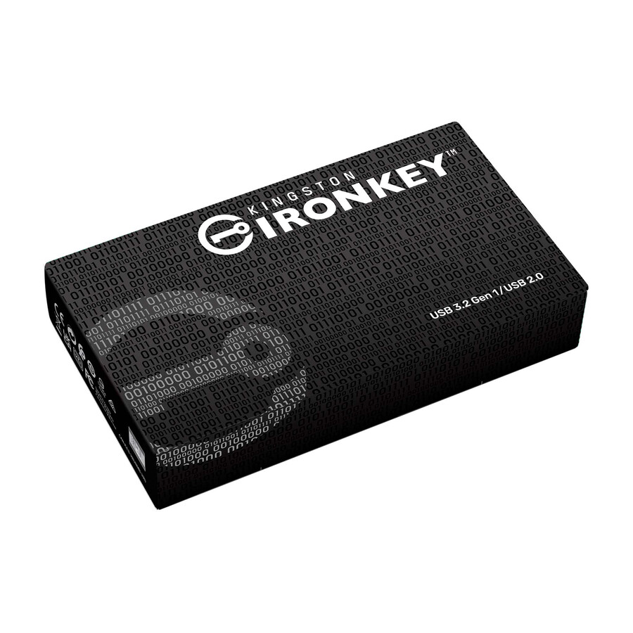 kingston ironkey d500s usb-minne - kapacitet=512 gb