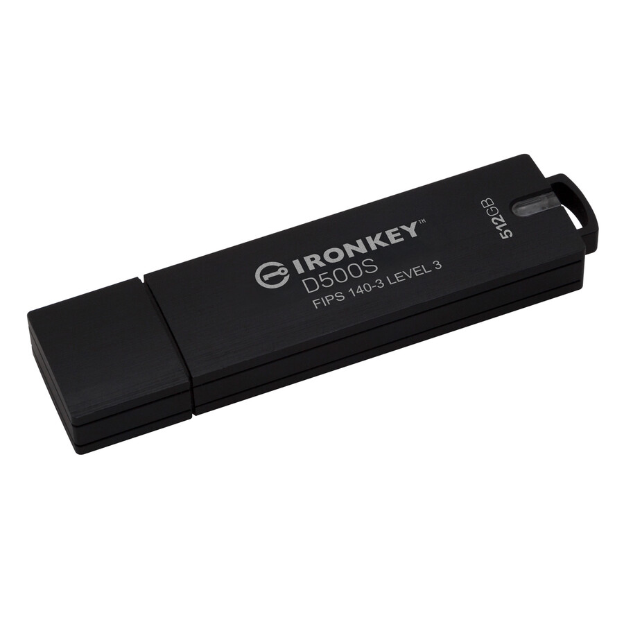kingston ironkey d500s usb-minne - kapacitet=512 gb