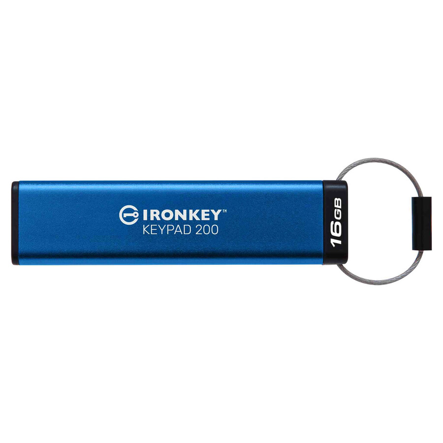 kingston ironkey keypad 200-serien usb-minne - kapacitet=32 gb kontakt=usb-c