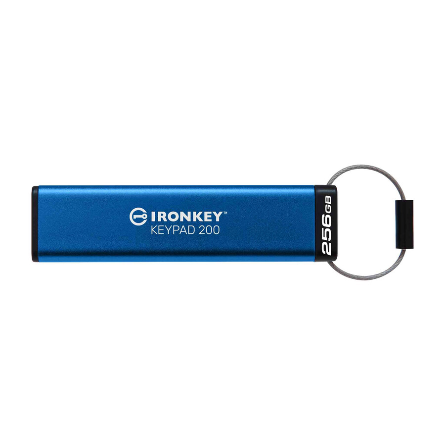 kingston ironkey keypad 200-serien usb-minne - kapacitet=64 gb kontakt=usb-a