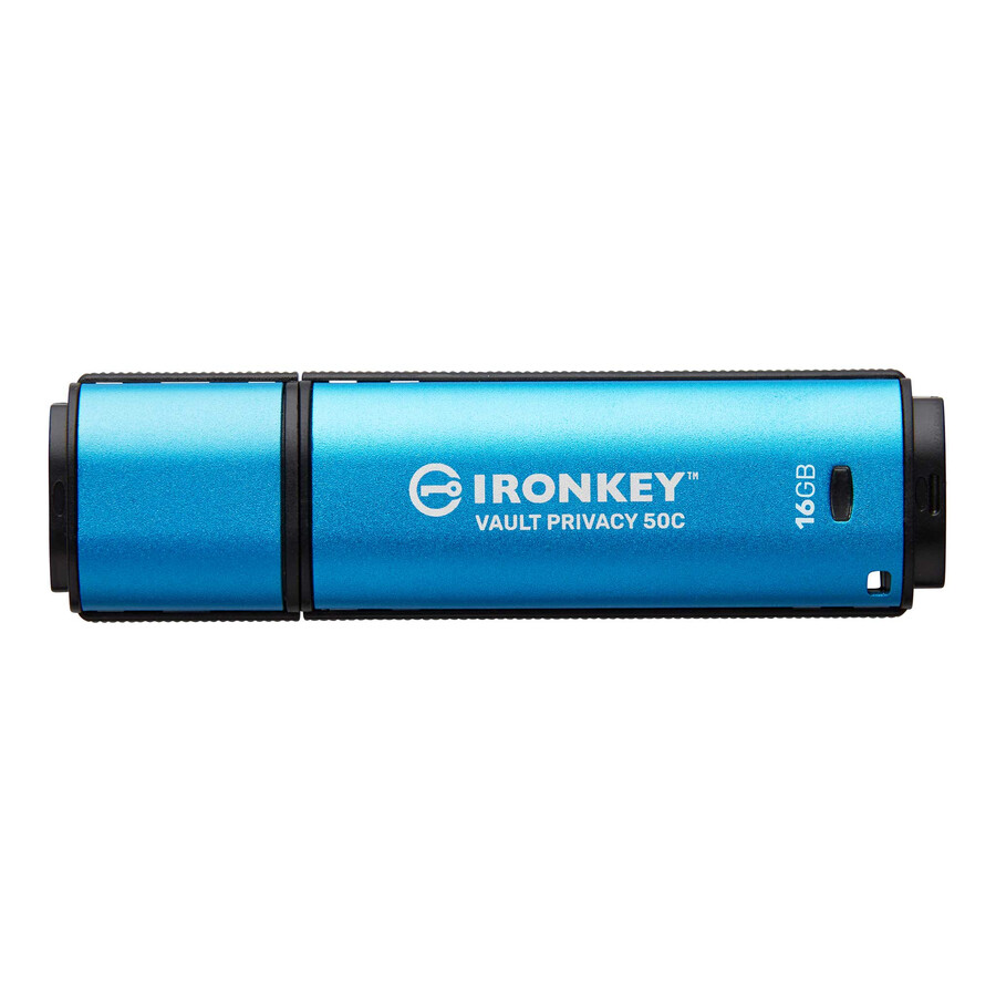 kingston ironkey vault privacy 50-serien - kapacitet=128 gb hastighetsklass=usb 3.2 gen 1 kontakt=usb-a